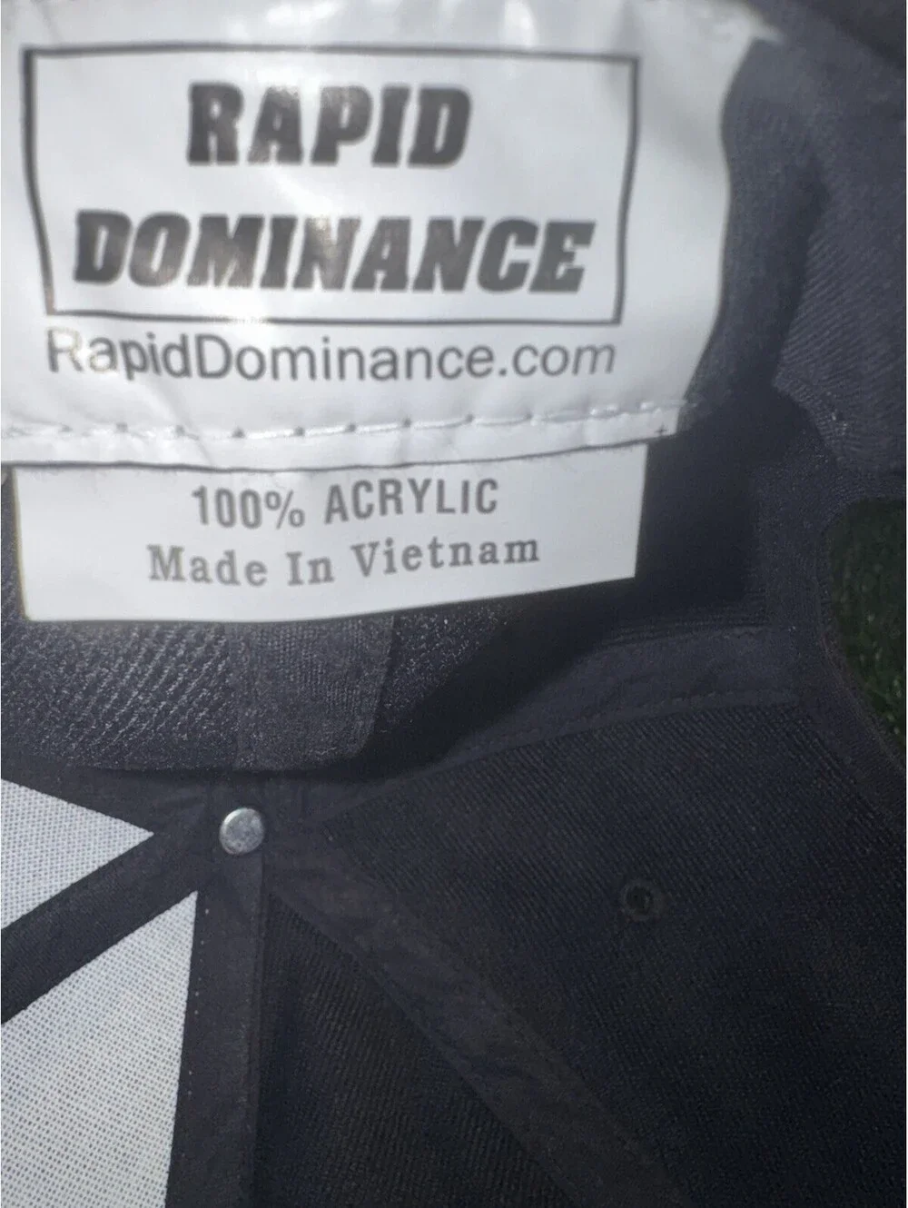NWOT VTG Y2K Navy Seal Team Special Warfare Trident StrapBack Hat